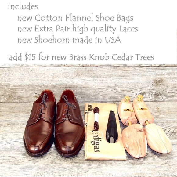 * NEW * $395 Allen Edmonds MONTGOMERY 8 D Brown * add $15 Trees main image 13